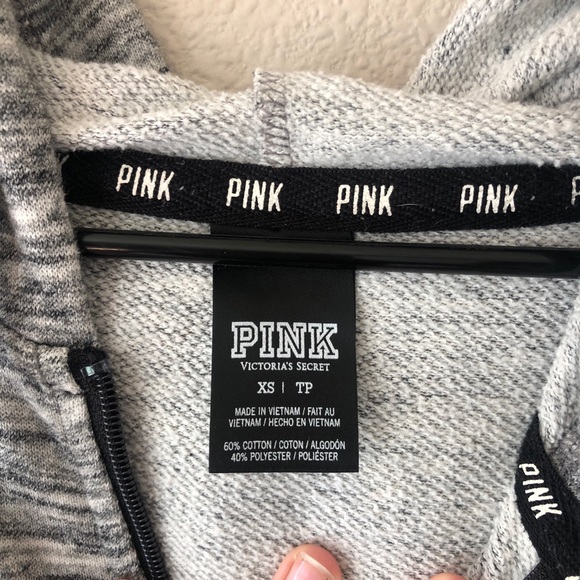 Pink Victoria’s Secret zip-up jacket - Picture 3 of 4